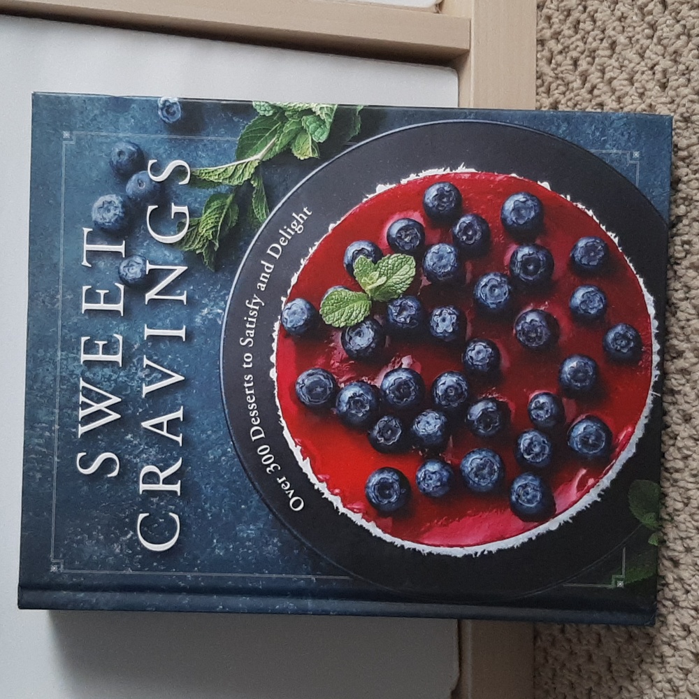Sweet Cravings Cookbook massive size over 580 pages